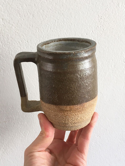 coffee mug matte bronze